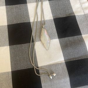 Kendra Scott long pendant adjustable necklace